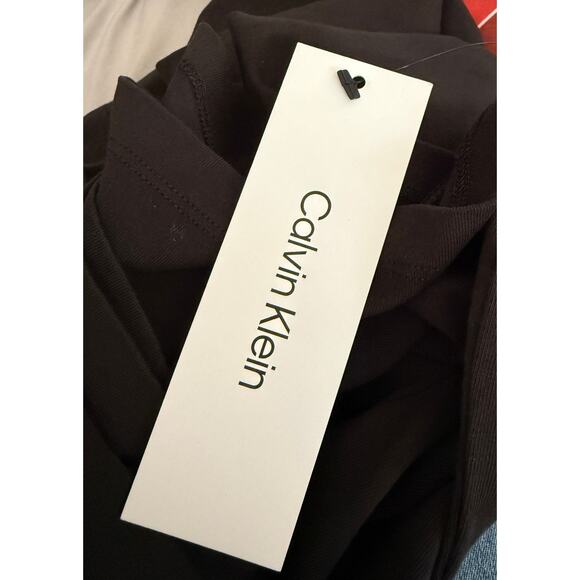 Calvin Klein NWT 3X Plus T Shirt Dress Embellished Black Stretchy Casual - Picture 2 of 8